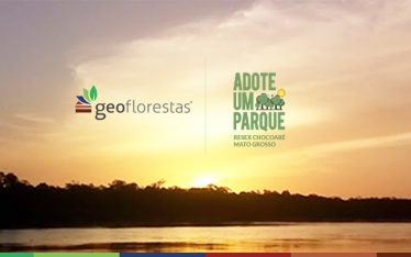 Por do Sol da Reserva Chocoaré-Mato Grosso. Geoflorestas é a quarta empresa a participar do programa adote um parque